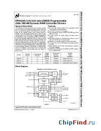 Datasheet DP8420AV-20 manufacturer National Semiconductor