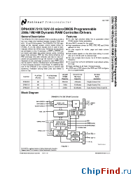 Datasheet DP8430V manufacturer National Semiconductor