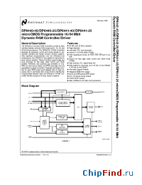 Datasheet DP8440VLJ-40 manufacturer National Semiconductor