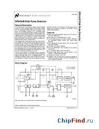 Datasheet DP8464BV-1 manufacturer National Semiconductor