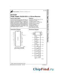Datasheet DS14C241T manufacturer National Semiconductor