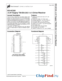 Datasheet DS14C335T manufacturer National Semiconductor