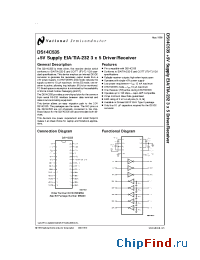Datasheet DS14C535MSAX manufacturer National Semiconductor