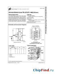 Datasheet DS1628J manufacturer National Semiconductor