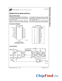 Datasheet DS3654N manufacturer National Semiconductor