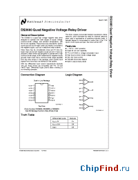 Datasheet DS3680M manufacturer National Semiconductor