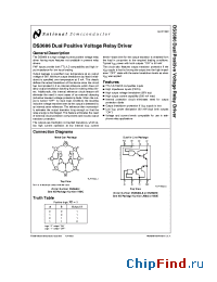 Datasheet DS3686N manufacturer National Semiconductor