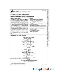 Datasheet DS3695AT manufacturer National Semiconductor