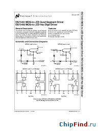Datasheet DS75492M manufacturer National Semiconductor