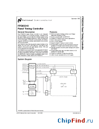 Datasheet FPD85310VJD manufacturer National Semiconductor