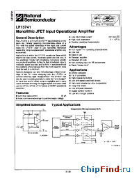 Datasheet LF13741H manufacturer National Semiconductor