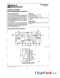 Datasheet LH2440 manufacturer National Semiconductor