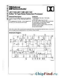 Datasheet LM1112AN manufacturer National Semiconductor