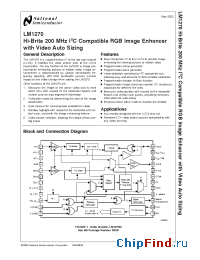 Datasheet LM1270N manufacturer National Semiconductor