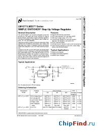 Datasheet LM1577-12 manufacturer National Semiconductor