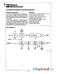 Datasheet LM1880 manufacturer National Semiconductor