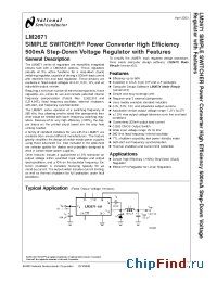 Datasheet LM2671-3.3 manufacturer National Semiconductor