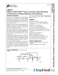 Datasheet LM2672-3.3 manufacturer National Semiconductor