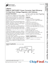 Datasheet LM2672M-12 manufacturer National Semiconductor