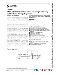 Datasheet LM2675-12 manufacturer National Semiconductor