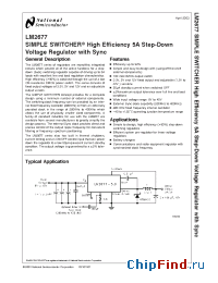 Datasheet LM2677-5.0 manufacturer National Semiconductor