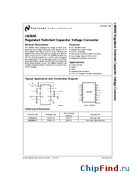 Datasheet LM2686 manufacturer National Semiconductor
