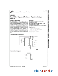 Datasheet LM2687MM manufacturer National Semiconductor