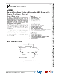 Datasheet LM2791 manufacturer National Semiconductor