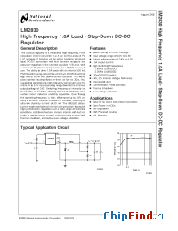 Datasheet LM2830 manufacturer National Semiconductor