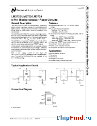 Datasheet LM3722IM5X-2.32 manufacturer National Semiconductor