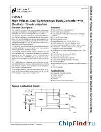 Datasheet LM5642EVAL-KIT manufacturer National Semiconductor