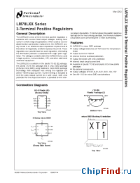 Datasheet LM78L05C manufacturer National Semiconductor