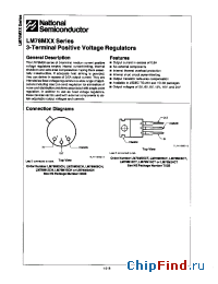 Datasheet LM78M05CH manufacturer National Semiconductor