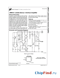 Datasheet LM9044 manufacturer National Semiconductor