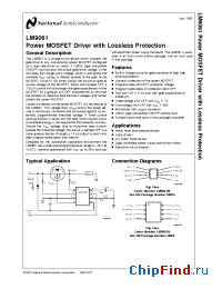 Datasheet LM9061M manufacturer National Semiconductor