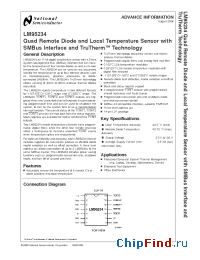 Datasheet LM95234 manufacturer National Semiconductor