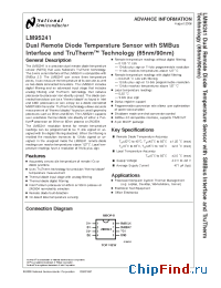 Datasheet LM95241 manufacturer National Semiconductor