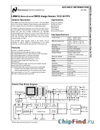 Datasheet LM9618 manufacturer National Semiconductor