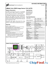 Datasheet LM9628 manufacturer National Semiconductor