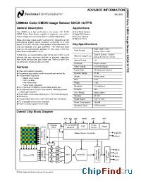 Datasheet LM9648CEA manufacturer National Semiconductor