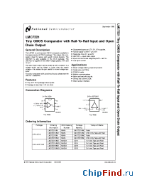 Datasheet LMC7221AIM5 manufacturer National Semiconductor