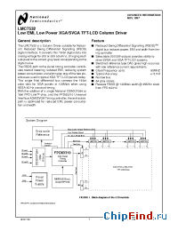 Datasheet LMC7532 manufacturer National Semiconductor