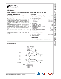 Datasheet LMH6678 manufacturer National Semiconductor