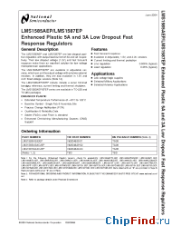 Datasheet LMS1585AEP manufacturer National Semiconductor