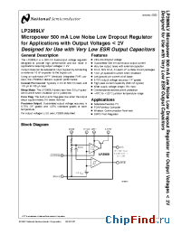 Datasheet LP2989AIMX-1.8 manufacturer National Semiconductor