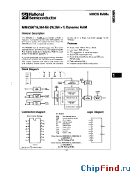 Datasheet MM5290 manufacturer National Semiconductor