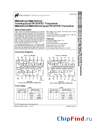 Datasheet MM74HC242 manufacturer National Semiconductor