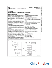 Datasheet PC87108VJE manufacturer National Semiconductor