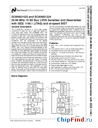 Datasheet SCAN921023SLC manufacturer National Semiconductor
