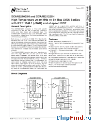 Datasheet SCAN921025HSM manufacturer National Semiconductor